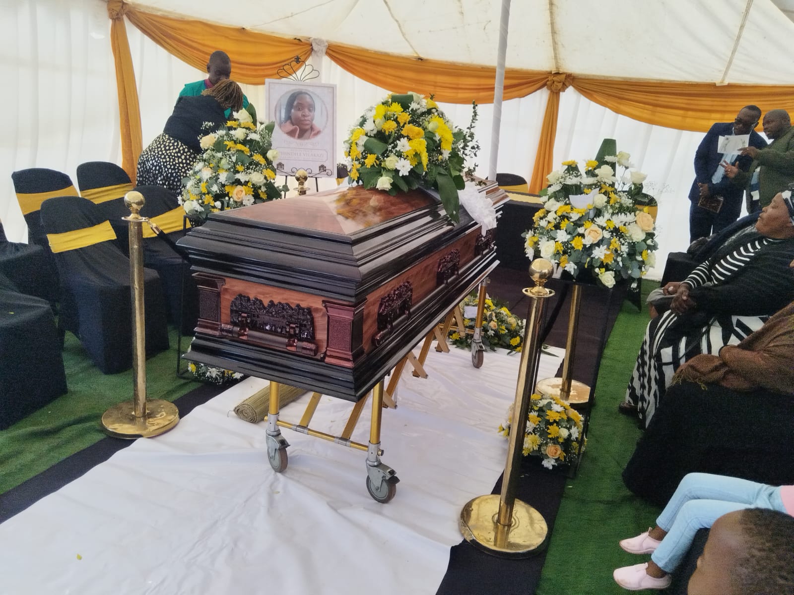 Honouring a life with floral tributes